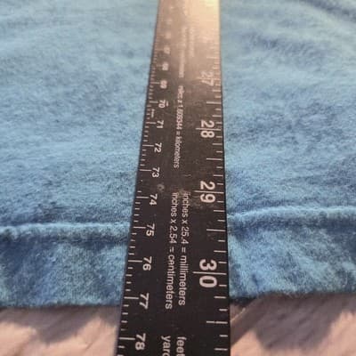 Y2K Raw State Men's Large Blue "Redemption" Grunge Punk Shirt - Thumbnail 11