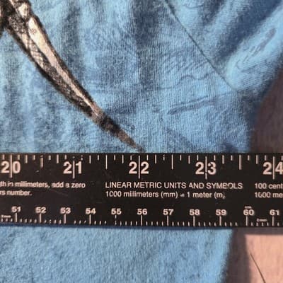Y2K Raw State Men's Large Blue "Redemption" Grunge Punk Shirt - Thumbnail 8