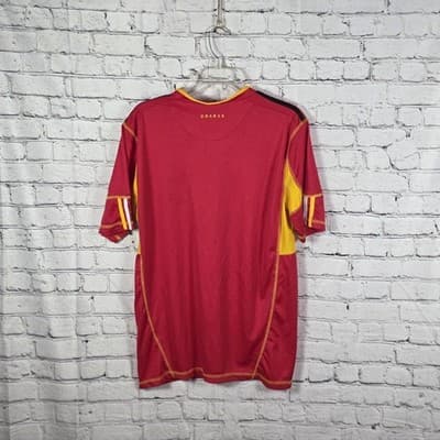 Adidas Uganda Cranes XXL Red / Yellow Soccer Futbol Jersey Climacool - Thumbnail 10