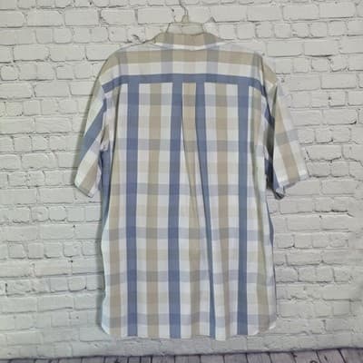 Daniel Cremieux Men's XL Signature Plaid Short-Sleeve Button Down Shirt - Thumbnail 6