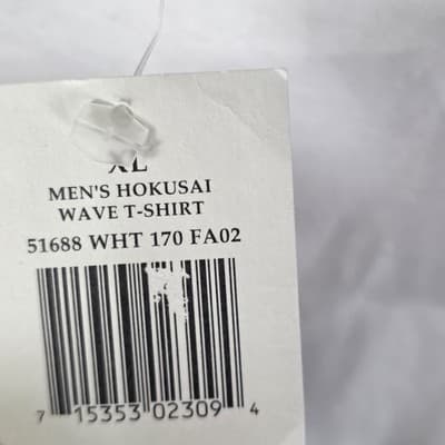 Vtg Patagonia Beneficial Men's XL White " Surfing Waves" Short Sleeve T-Shirt - Thumbnail 5