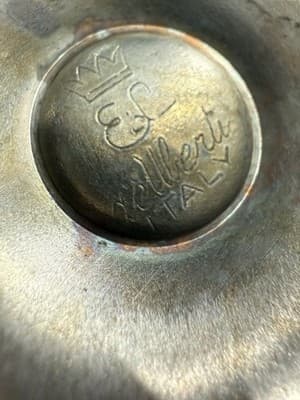 Vintage Italian Silverplate Pedestal Bowls Compotes Set of 5 E.L. De Uberti - Thumbnail 13