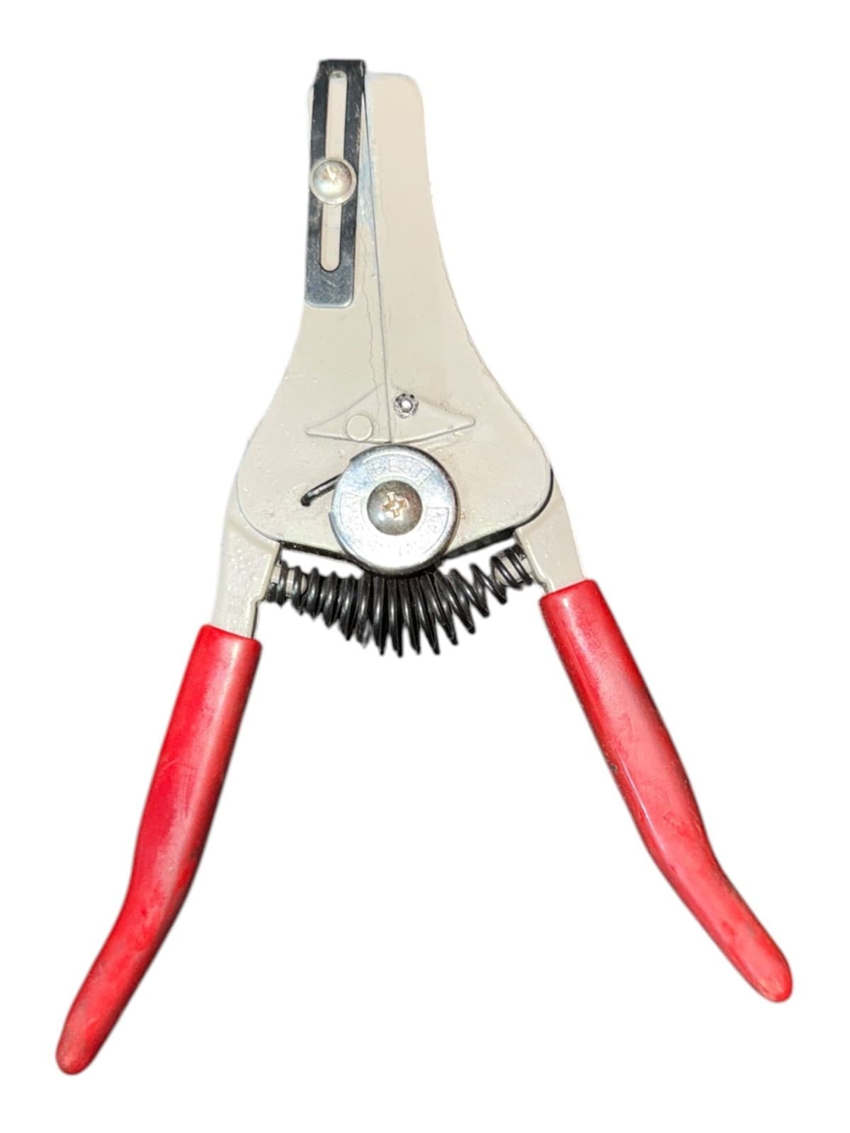 Automatic Wire Stripper and Cutter Self-Adjusting Tool Red Grip Heavy Duty - Image 1