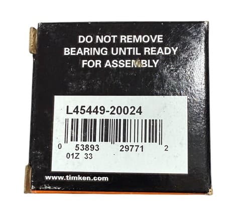 Genuine TIMKEN L45449 Tapered Roller Bearing - Thumbnail 4