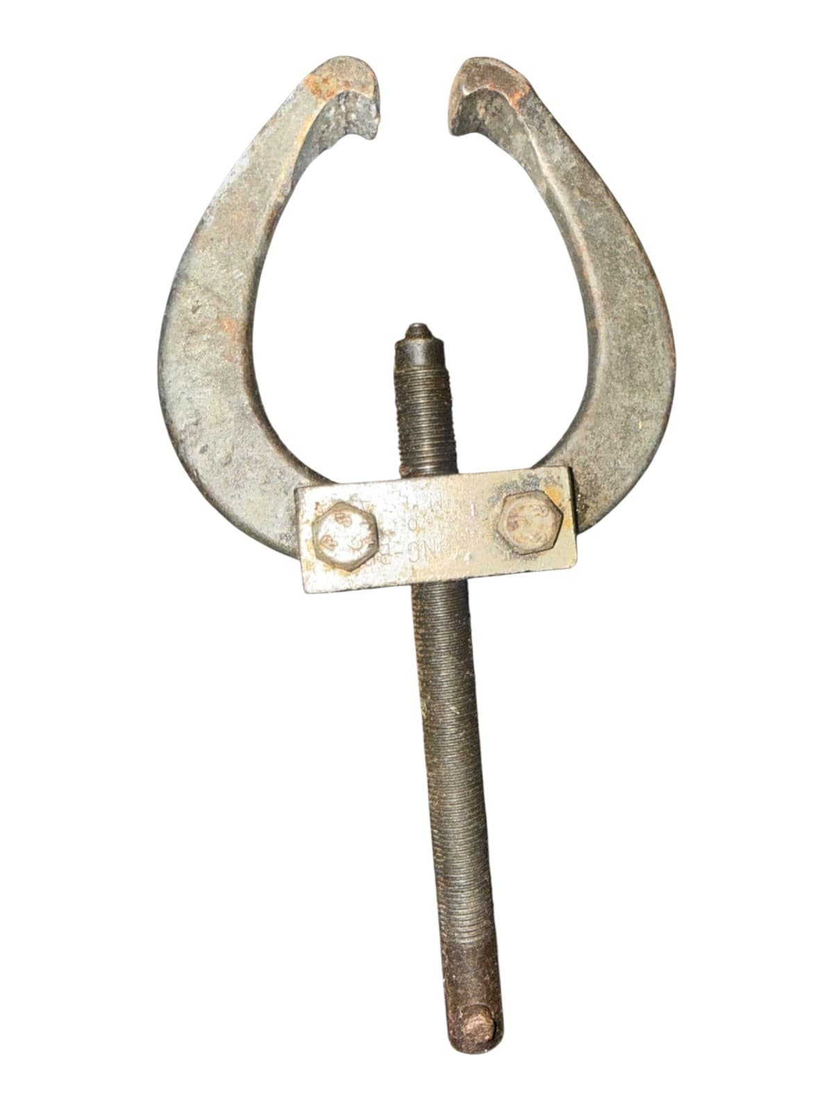 Vintage Pitman Arm Puller Tool Steel Automotive Steering Service Tool - Thumbnail 2