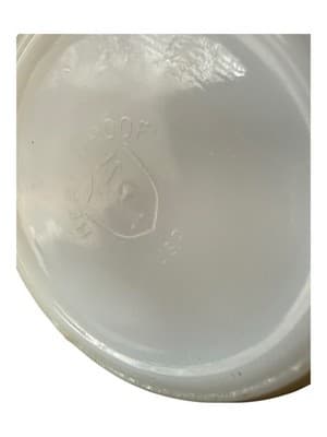 Vintage Federal Glass Yellow Milk Glass Mug GO ARISTOS Promotional Coffee Cup - Thumbnail 6