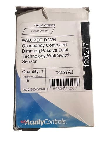 Sensor Switch WSX PDT D WH Wall Switch 120 Volts White - Thumbnail 3