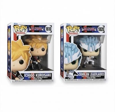 Funko Pop! BLEACH Set of 2 ICHIGO KUROSAKI #1610 & GRIMMJOW JEAGERJAQUES #1820 - Image 1