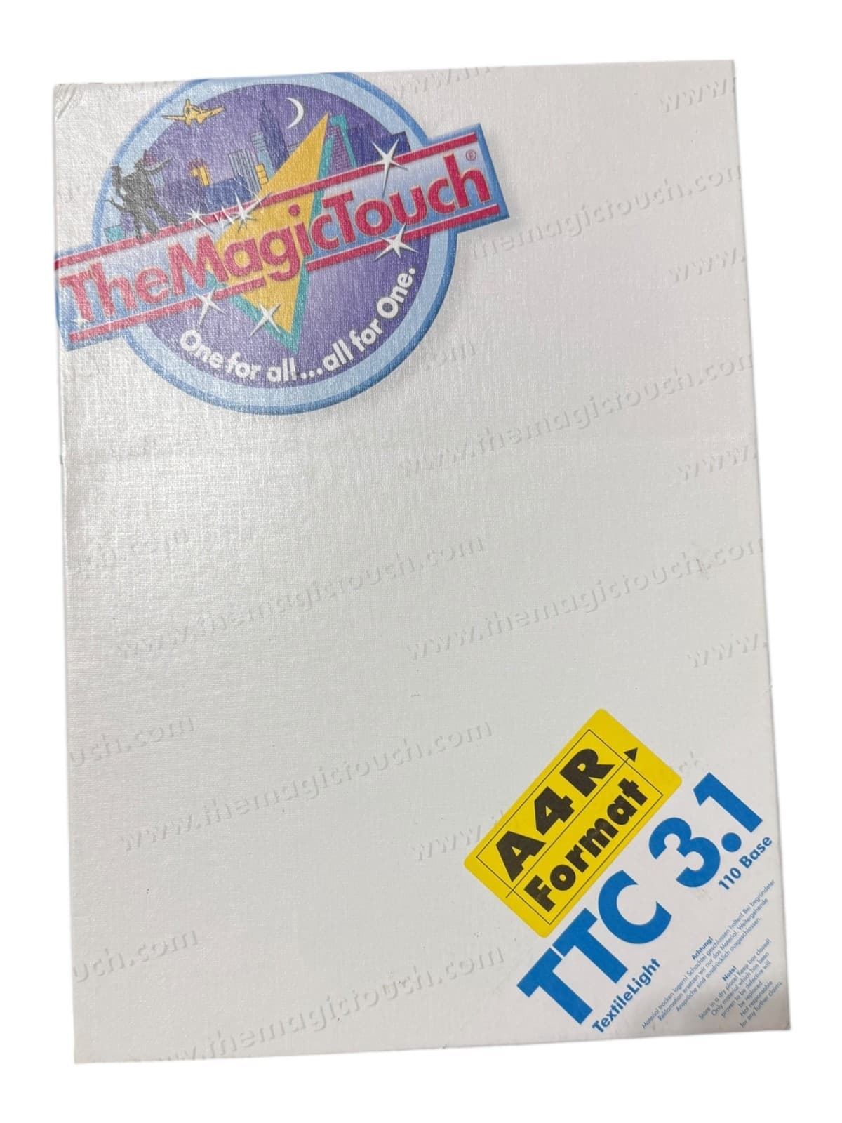 The Magic Touch TTC 3.1 Heat Transfer Paper A4R Textile Light 110 Base Laser - Image 1