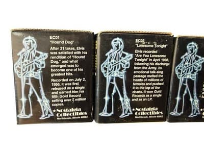 Elvis Presley Porcelain Collectors Mugs Lot of 4 w/ Boxes 50th Anniversary NOS - Thumbnail 8
