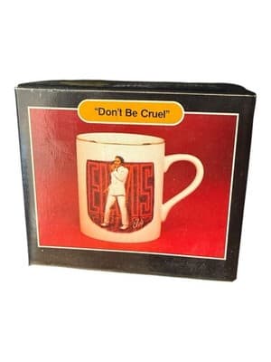 Elvis Presley Porcelain Collectors Mugs Lot of 4 w/ Boxes 50th Anniversary NOS - Thumbnail 5