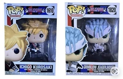 Funko Pop! BLEACH Set of 2 ICHIGO KUROSAKI #1610 & GRIMMJOW JEAGERJAQUES #1820 - Thumbnail 2
