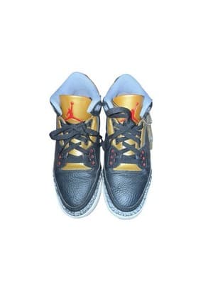 CK9246 067 Jordan 3 Retro Black Cement Gold (W) [USED] - 11 - Thumbnail 8
