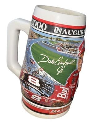 Beer Stein Lot Budweiser NASCAR Dale Earnhardt Jr + Avon Football Stein - Thumbnail 18