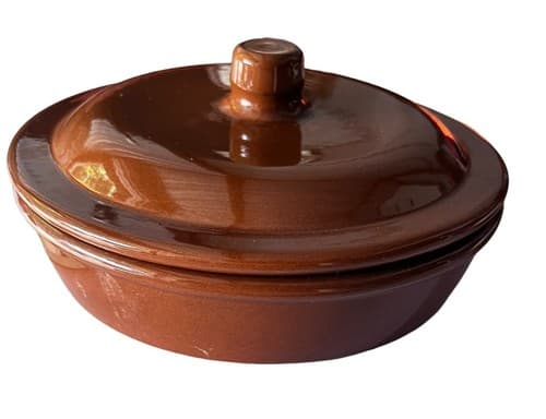 Val Do Sol Pottery Casserole Dish Made In Portugal - Image 1