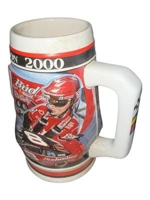 Beer Stein Lot Budweiser NASCAR Dale Earnhardt Jr + Avon Football Stein - Thumbnail 15