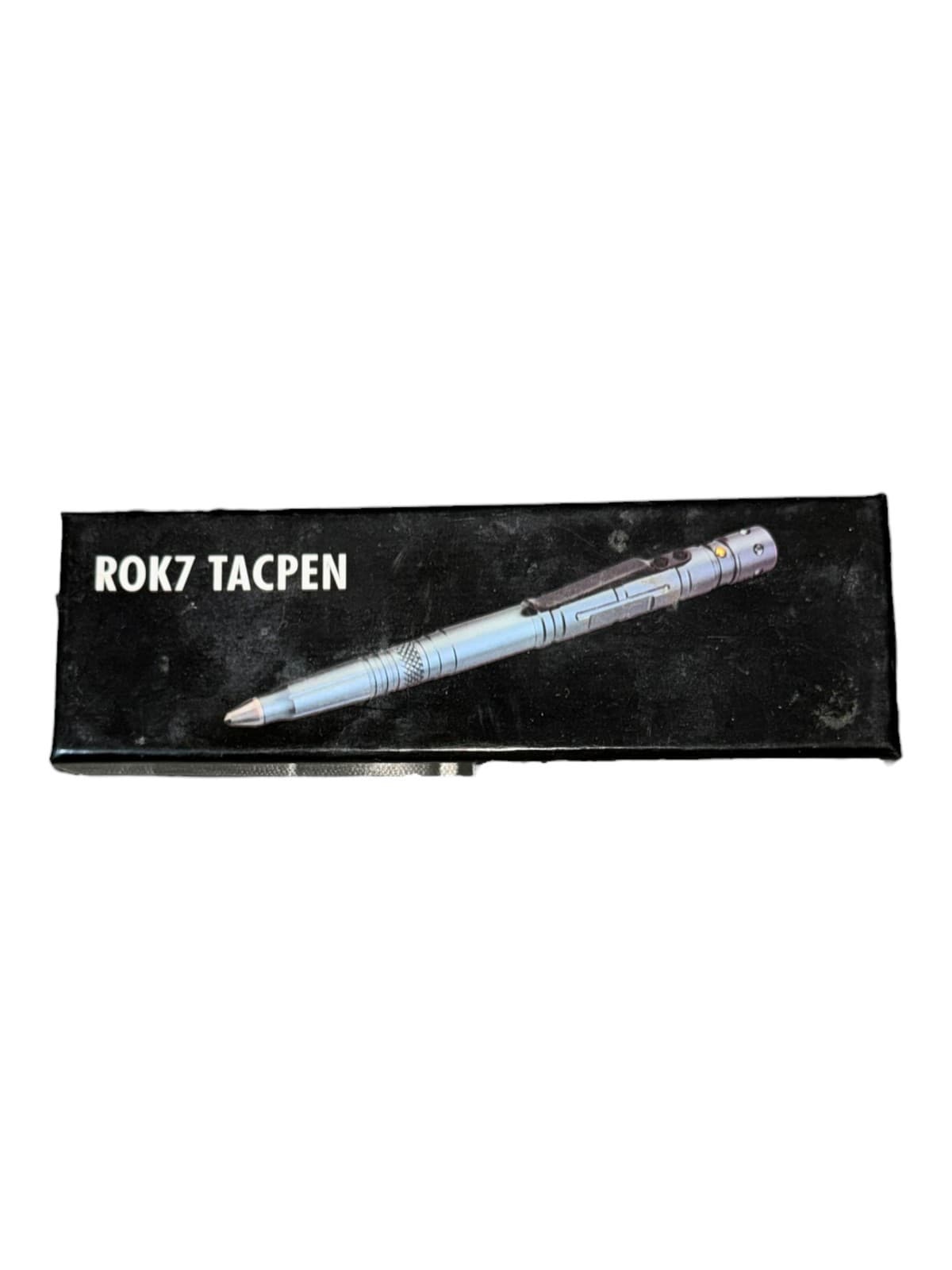 ROK7 Tacpen Tactical Multifunction Pen Pocket Clip & Glass Breaker Defense Tool - Image 1