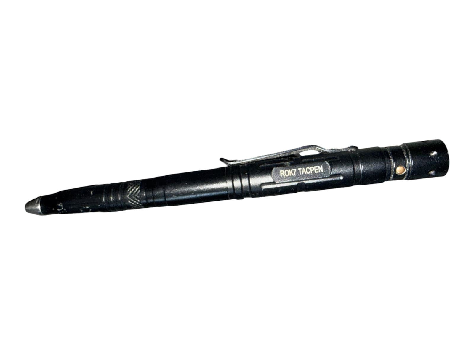 ROK7 Tacpen Tactical Multifunction Pen Pocket Clip & Glass Breaker Defense Tool - Thumbnail 2