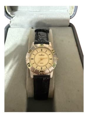 Vintage Poseidon Quartz Watch Casio Movement Gold Dial w/ Original Box - Thumbnail 2