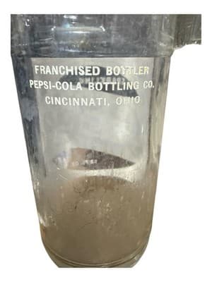 Vintage Pepsi-Cola Bottles Pair 12oz Cincinnati Ohio Franchised Bottler 1950s - Thumbnail 5