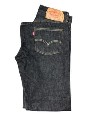 Levis 501 Jeans Original Shrink To Fit Straight Leg Button Fly 100% Cotton 30-32 - Thumbnail 7