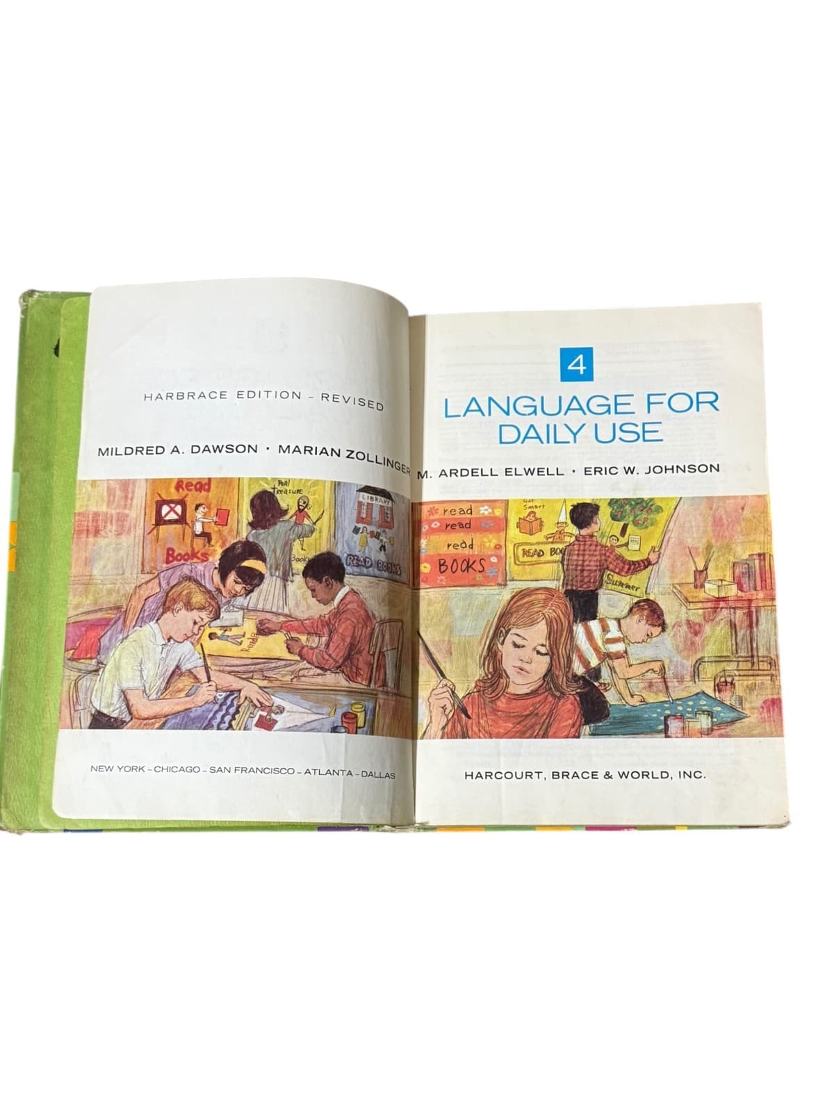 Vintage Language For Daily Use 4 Harbrace Revised Edition Harcourt Brace - Thumbnail 4