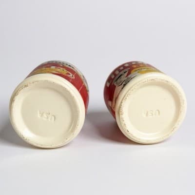 Vintage Pair Lipton Promotional Mugs Cup-a-Soup & Brisk Tea Sir Thomas Lipton - Thumbnail 3