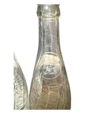 Vintage Pepsi-Cola Bottles Pair 12oz Cincinnati Ohio Franchised Bottler 1950s - Thumbnail 8