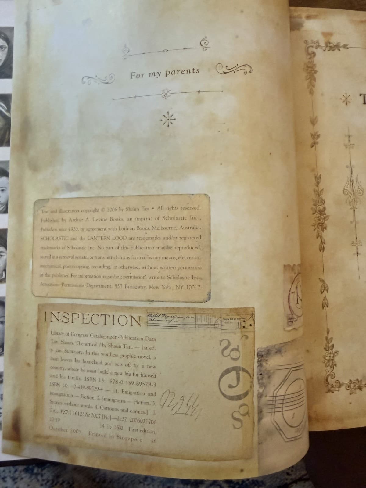 The Arrival by Shaun Tan Illustrated 2007 Arthur A. Levine Books Hardcover - Thumbnail 6