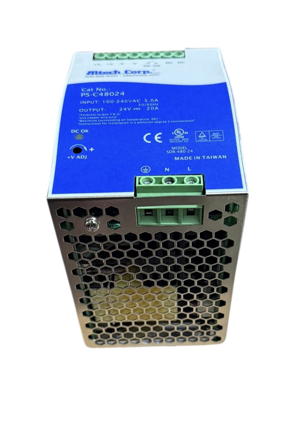 Altech PS-C48024 480W High Efficiency Compact Housing Power Supply 24 VDC - Thumbnail 2