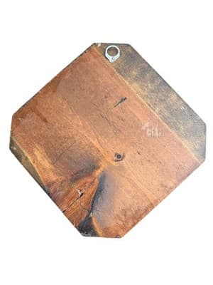 Diamond-Shaped Wooden Whitetail Deer Plaque - Thumbnail 2