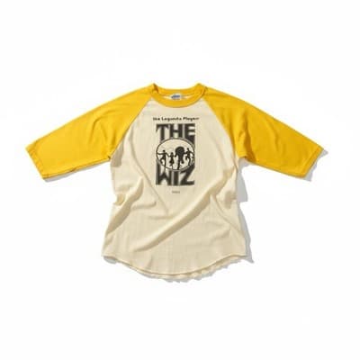 Vintage 1982 The Wiz LaGunte Players Raglan T-Shirt Yellow/White Theater Musical - Thumbnail 2