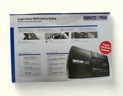 Minuteman EN900LCD EnSpire 900VA Standby Wall-Mountable UPS - Thumbnail 2