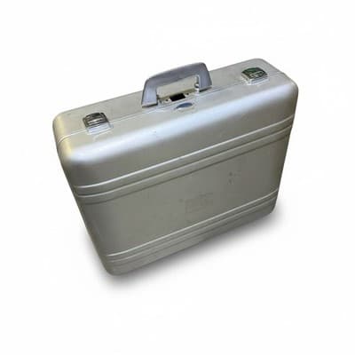 Vintage Zero Halliburton Aluminum Attache Case 21x18x8 – NO COMBO LOCK - Image 1