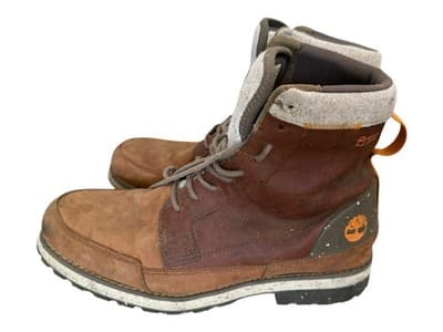 Timberland Timbercycle EK+ Men's Recycled Leather Lace Up Boots Brown Size 11 - Thumbnail 3