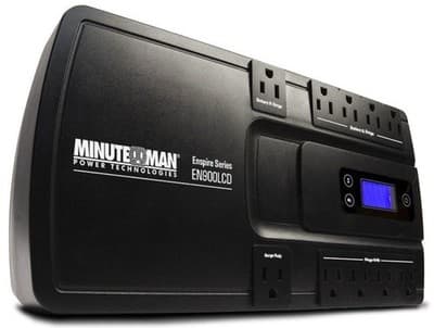 Minuteman EN900LCD EnSpire 900VA Standby Wall-Mountable UPS - Image 1