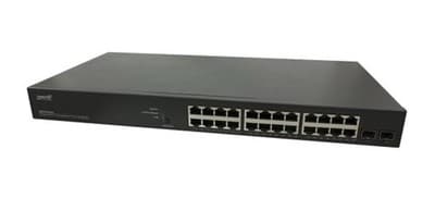 Lantronix SM24TAT2SA 24 Port PoE Switch - Image 1