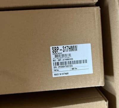 Hanwha Techwin Samsung Surveillance Camera Hanging Mounting Adapter SBP-317HMW - Thumbnail 2