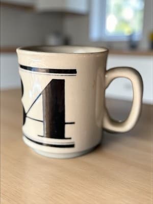 Vintage Mother’s Pizza Parlour Coffee Mug 1934 English Ironstone Restaurant Cup - Thumbnail 4