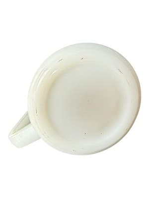 Vintage Federal Glass Maytag Ol’ Lonely Repairman Mug Milk Glass Advertising - Thumbnail 5