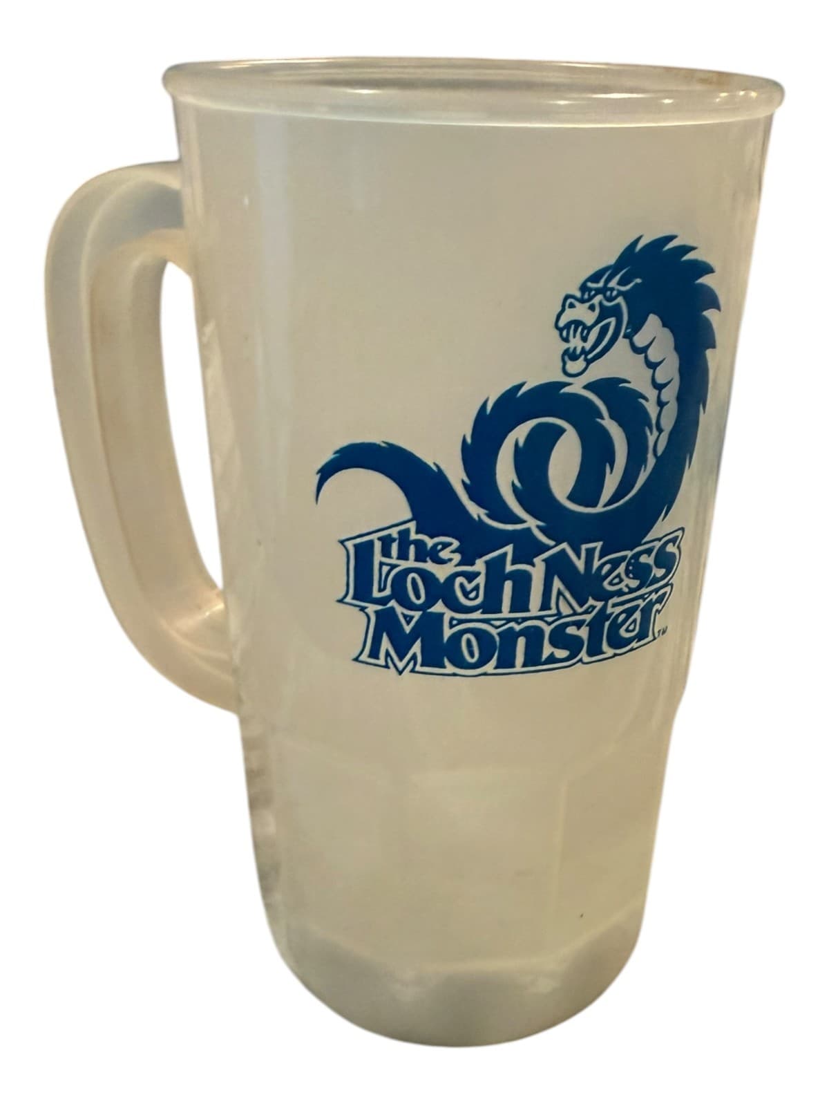 Vintage Busch Gardens Williamsburg Loch Ness Monster Plastic Mug The Old Country - Image 1
