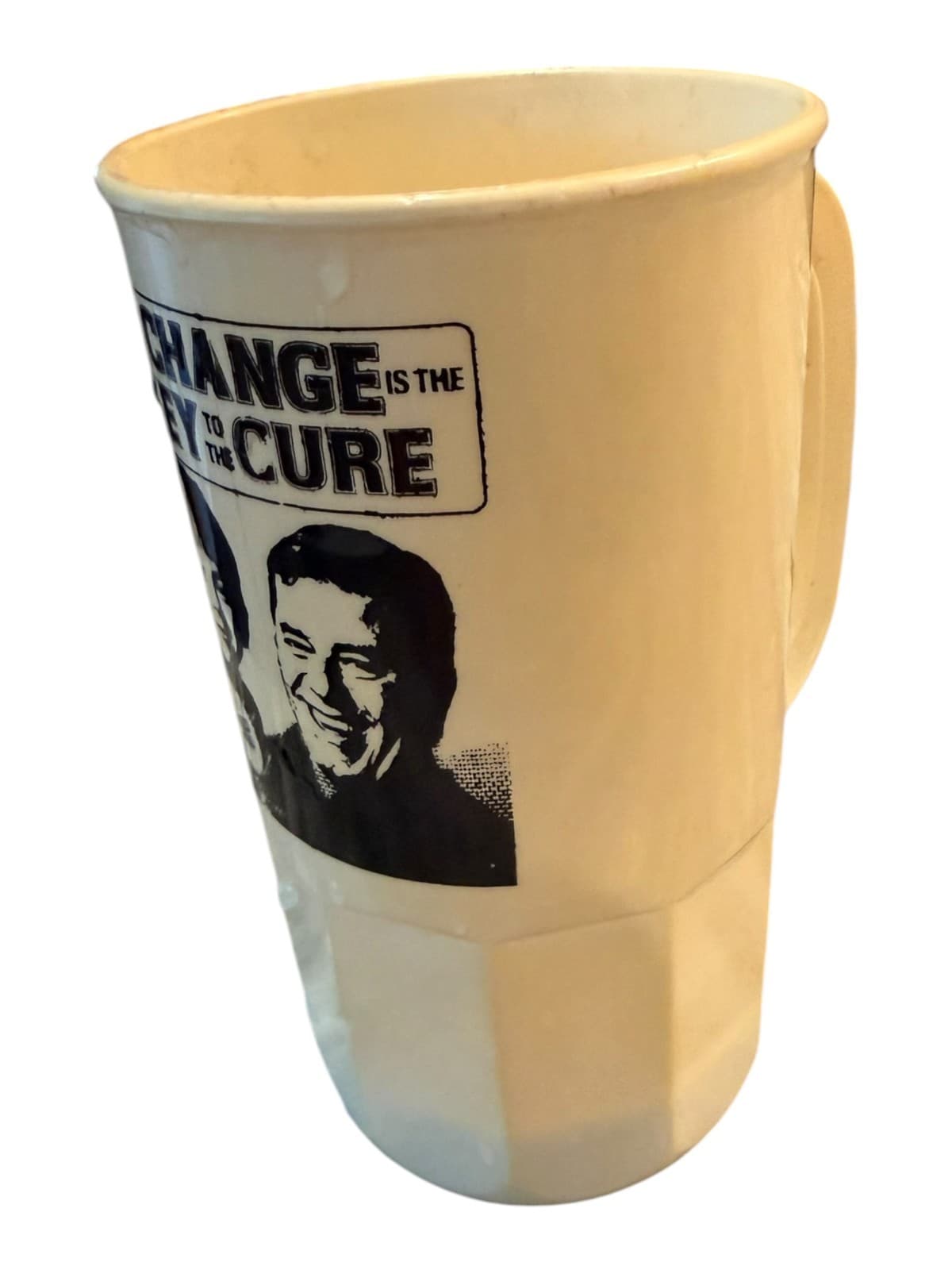 Vintage My Change Is The Key To The Cure White Printed Mug - Thumbnail 2