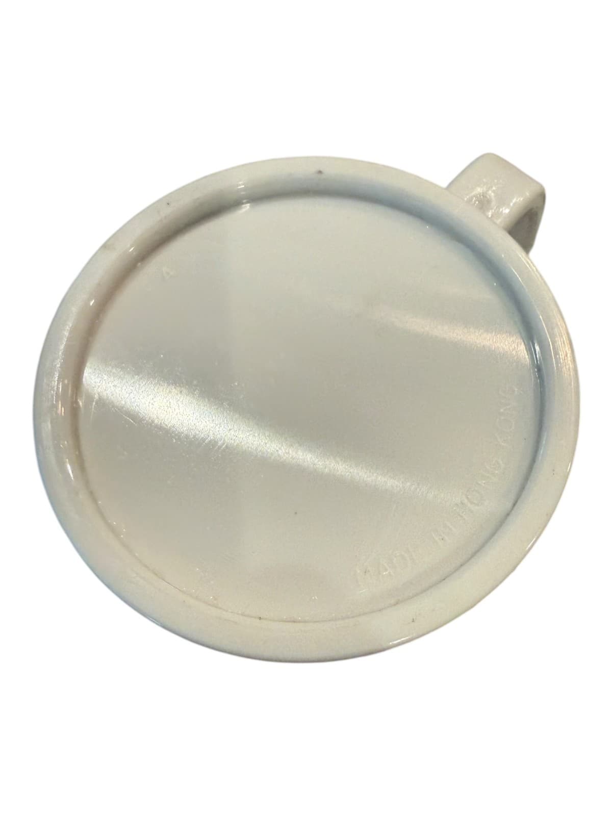 Vintage Super Dad White Blue Red Ceramic Coffee Mug - Thumbnail 4