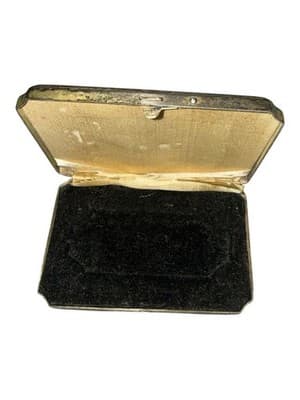 Antique Engraved Silverplate Trinket Box w/ Original Note Provenance - Thumbnail 12