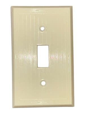 Vintage Art Deco Ivory Phenolic Toggle Switch Wall Plates Set of 5 Meritline - Thumbnail 5