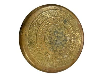Vintage Coty Rouge Compact Gold Tone w/ Mirror & Red Rouge Powder - Thumbnail 4