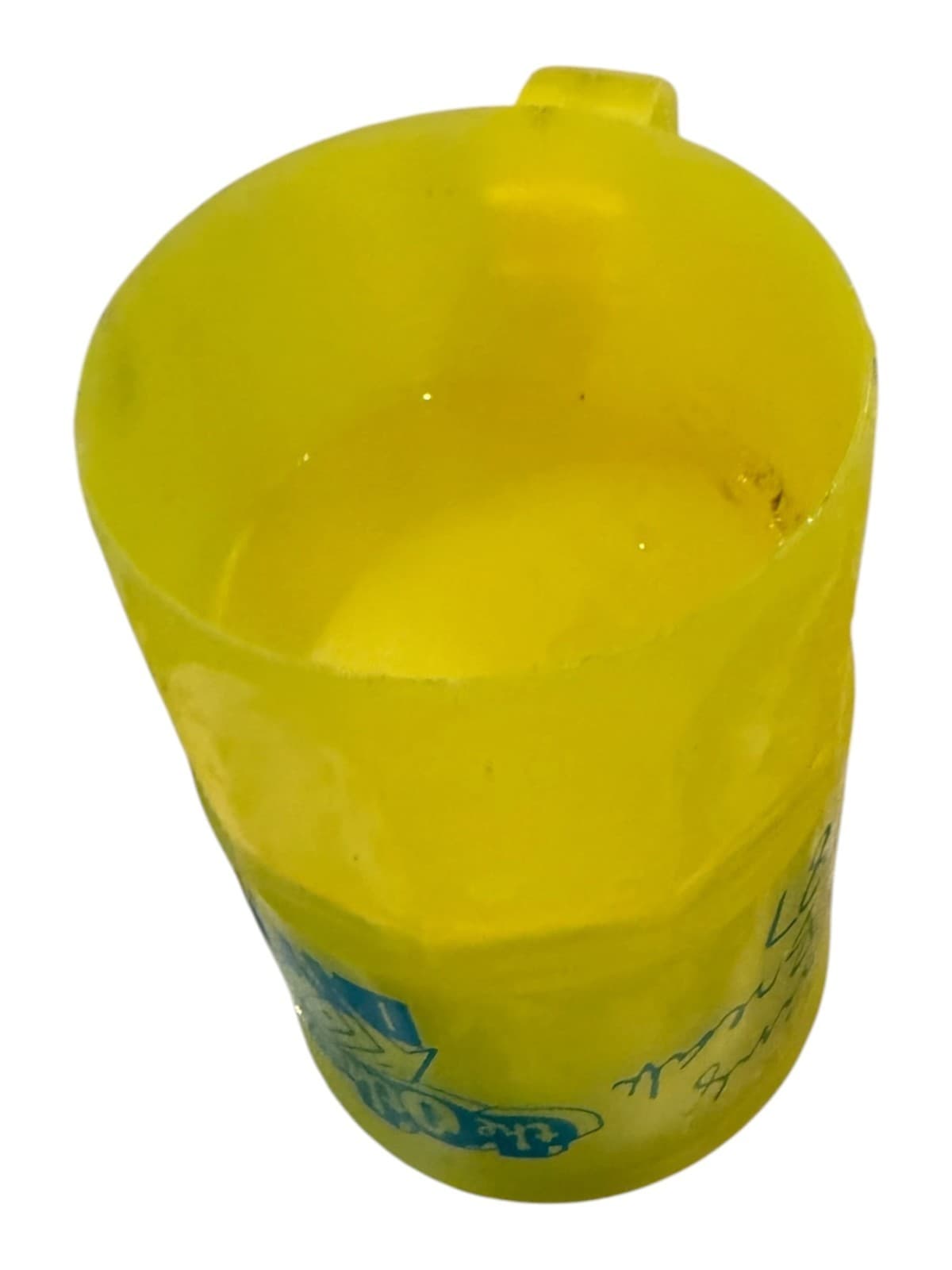 VTG The Other Place Rocks Daytona Spring Break '87 Plastic Yellow Souvenir Mug - Thumbnail 5