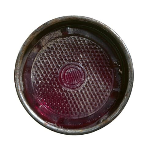 1946-1950 Willys Jeep Wagon GLASS Tail Light Lens Stimsonite AND Plate - Thumbnail 7