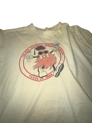 Vintage Leland Stanford Junior University Class of 1984 Long Sleeve Tee - Thumbnail 2