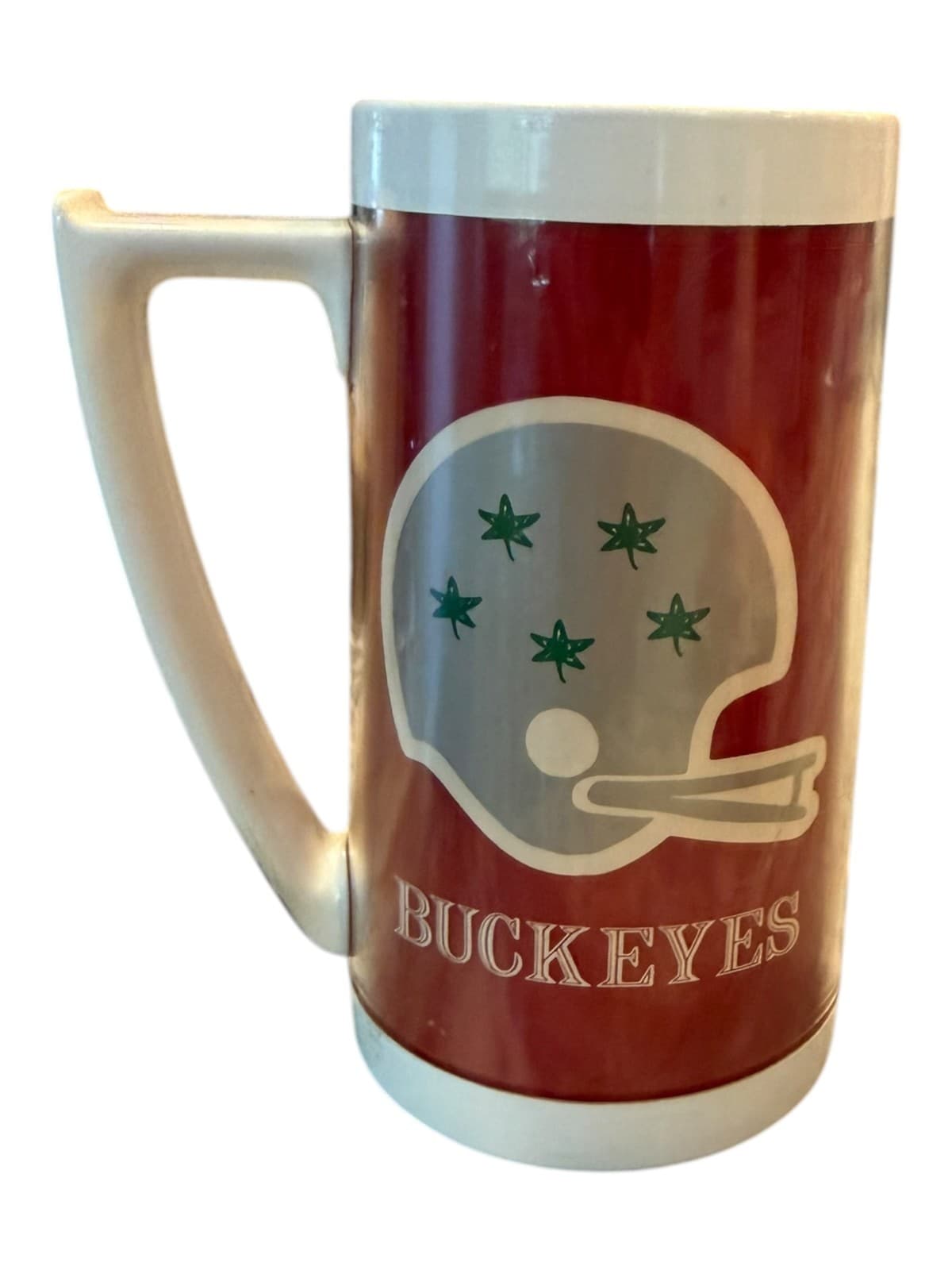 Vintage Thermo-Serv Ohio State Buckeyes Insulated Plastic Mug Stein West Bend - Image 1